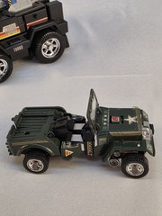 Vintage Lot Of 3 Transformer Vehicles 1980’s Bandai, G1 Autobots Jeep, Yonezawa