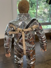 1960s GI Joe Spaceman Astronaut Spacewalk Figure Hasbro Type 1 NASA Helmet Team