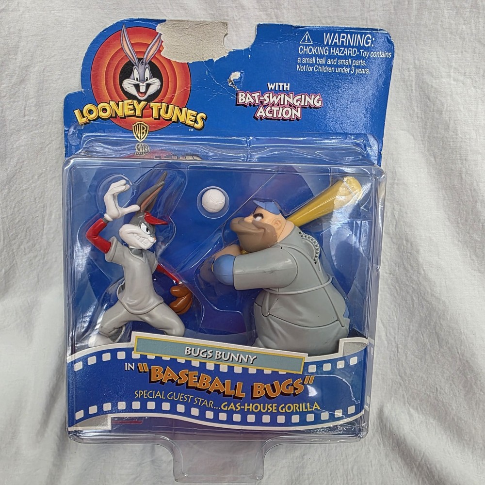 New Bugs Bunny & Gas-House Gorilla Vintage Looney Tunes Playmates