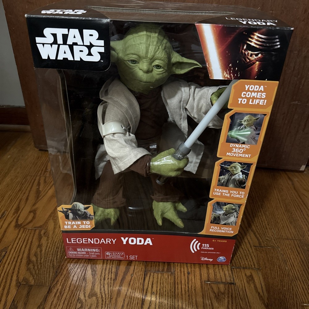 Star Wars Legendary Yoda. Fully interactive model, NEW in Box.