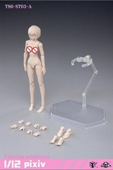 86TOYS T86-ST 1/12 Female Super Flexible Joint Body+Anime Head 6″ Action Figure