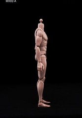 MX02-A 1/6 Male Body Europe Skin Flexible Joint with Neck For 12” Head Sculpt