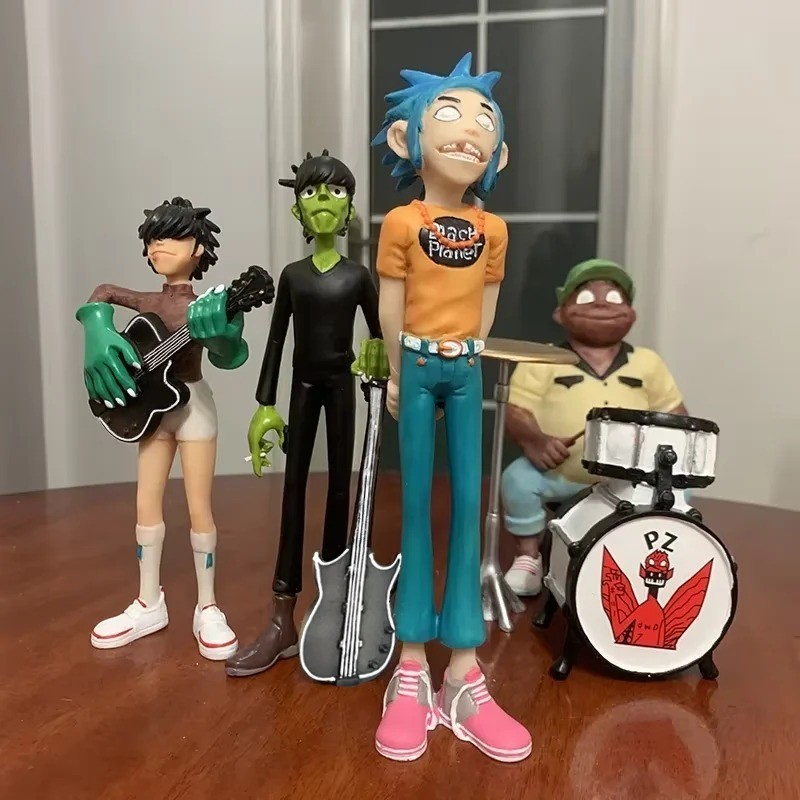 Gorillaz Band Rock Band Member Murdoc Russel 2d Noodle Model Toys Action Figure