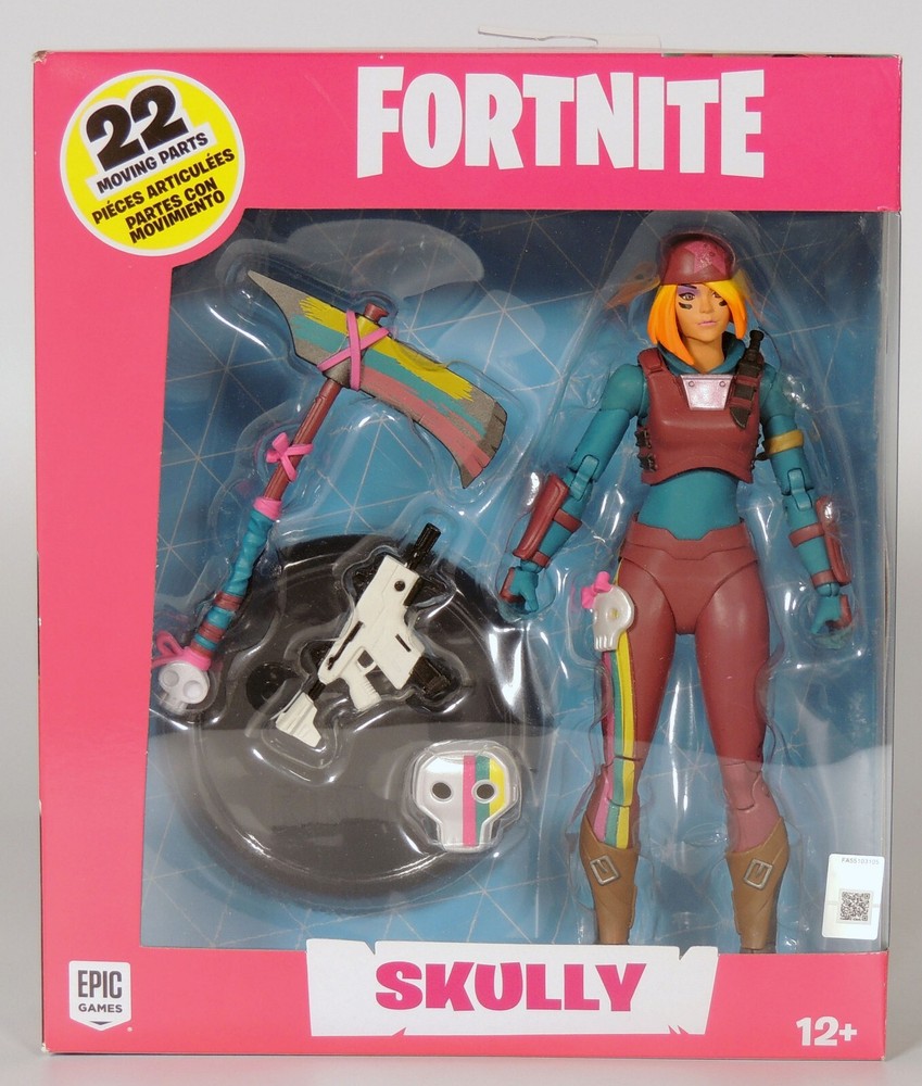 Skully Fortnite Action Figure McFarlane Toys Epic Games 2019 New in Box (SEALED)