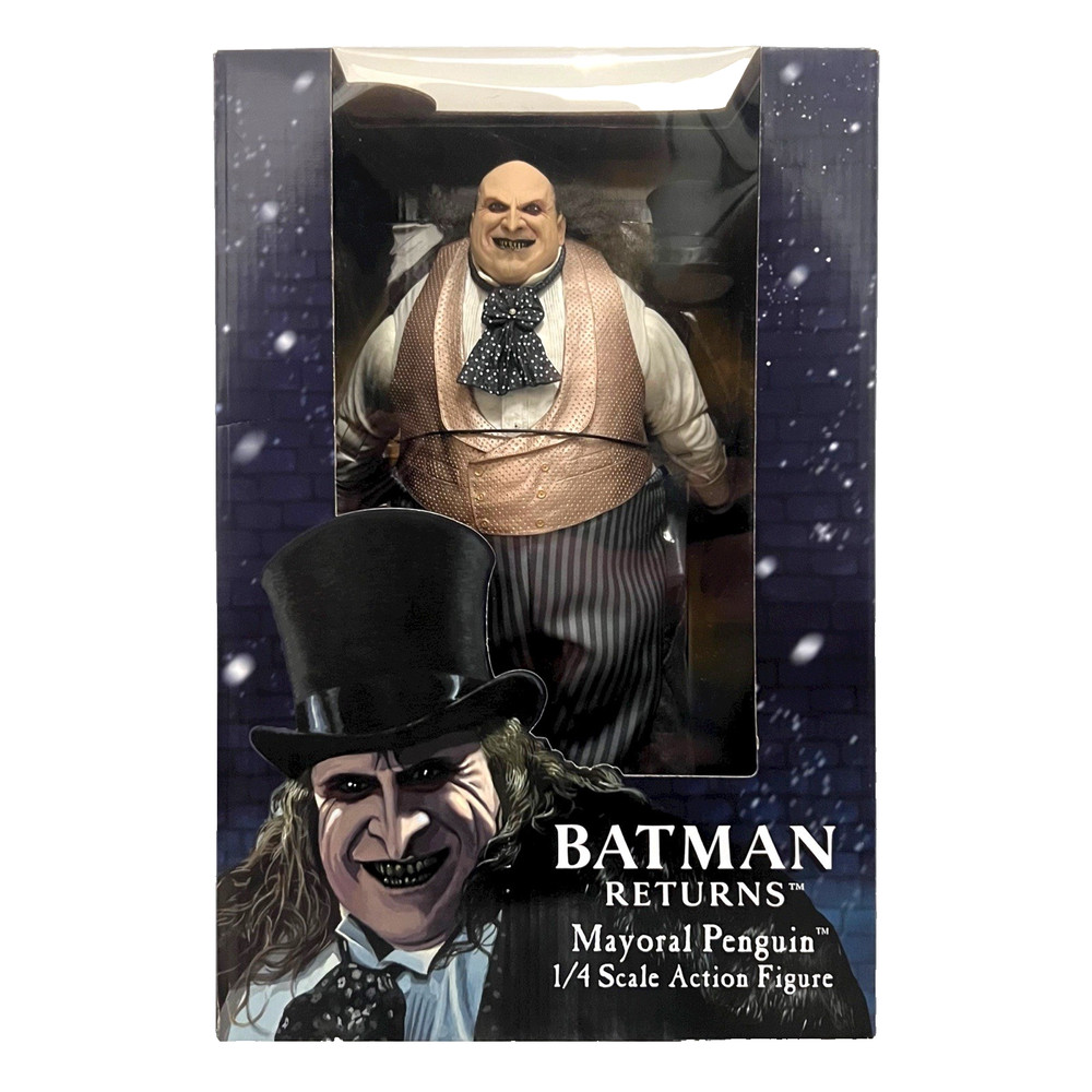 NECA Batman Returns Mayoral Penguin 1:4 Scale Action Figure [Danny DeVito] – NIB