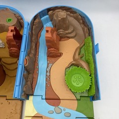 Jazwares 2022 Pokémon Carry Case Battle Desert Backpack Playset Blue