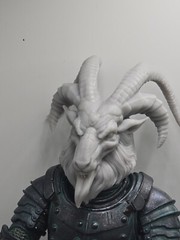 3d Printed EVIL GOAT 1.0 Headsculpt For Mythic Legions 1/12 figure