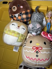Random Mixed Lot Of Girl Themed Toys Disney My Little Pony Squishmallows & More