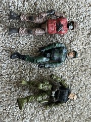 Large Military Action Figure and Accessory Lot Blue Box, Lanard, and Dongguan