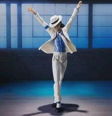 14cm SHF Michael Jackson Action Figure Smooth Criminal Moonwalk PVC.WWW
