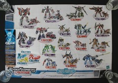 2005 Hasbro Transformers EUROPEAN ROBOTS IN DISGUISE (RID) 19″ x 13″ CATALOG New