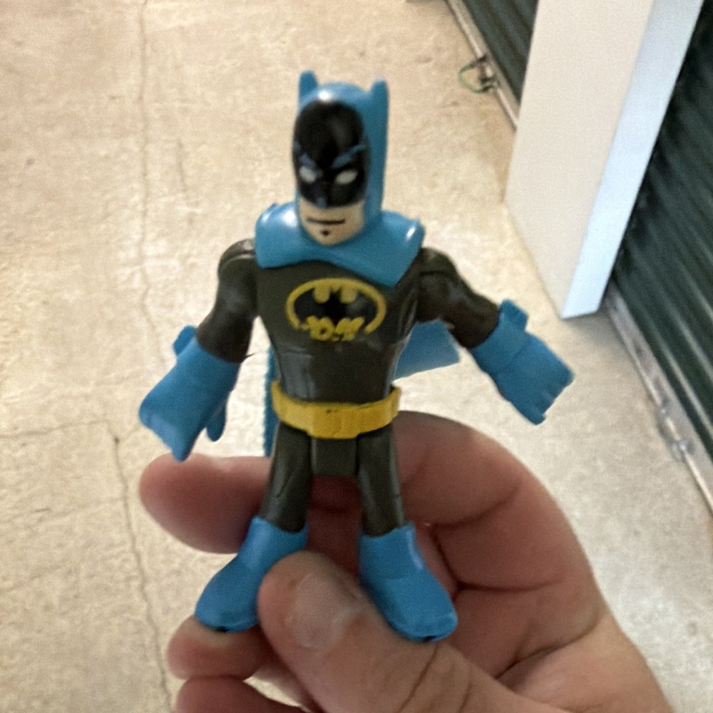 Batman Action Figure Toy, Plastic, Blue Gray Black Yellow – Batman Franchise