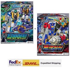 Metal Cardbot S DEEP BITE & ROCK CRUSH Submarine Tank Transform Robot Figure Toy