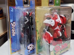McFarlane 30 Years The Deviant: Rat City Spawn Platinum & Wave 8 Robot Wars 7″