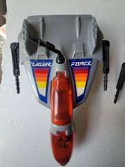 Vintage 1980s Laser Force Vehicle Lot Space Plane & Assault Vehicle Land Cruiser