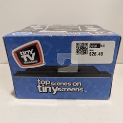 Big Bang Theory Tiny TV Classics Basic Fun Real Working TV & Remote New In Box