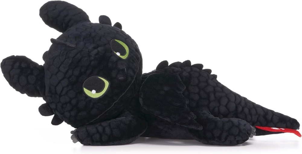 How To Train Your Dragon Movie 18 Inch Lying Toothless Dragon Soft Plush Toy