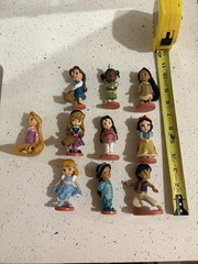 Nice Lot of 10 Disney Animators Princess Collection PVC Figures Disney Store