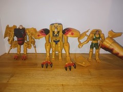 Transformers Animorphs Tri-Rex Super Class 1999 Figure Jake Cassie Marco