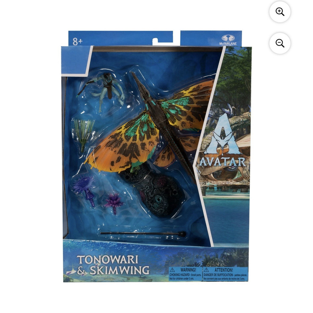 McFarlane Toys Avatar Tonowari Skimwing Boxed Glow in the Dark Action Figure Set