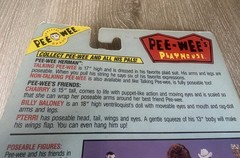 Vintage 1988 Pee-wee’s Playhouse Pee-wee Herman Poseable Figure Matchbox Sealed