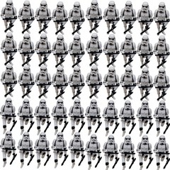 50pcs 3.75″ Star Wars Stormtroopers Full Articulated Action Figure + 100 Blaster