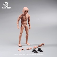USA NOTAMAN NT-01 1/12 Male Wide Shoulder Strong Soldier Body 6” Action Figure