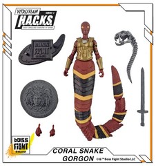 Coral Snake Gorgon Vitruvian H.A.C.K.S. Series 1 Boss Fight Studio 4″ Figure