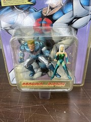 Youngblood Brahma & Riptide Mini Figures – New In Package – 1995 Placo Toys