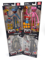 McFarlane Poppy Playtime Figure Set – The Dr Huggy Wuggy Killy Willy Kissy Missy