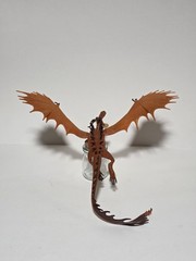 2010 DreamWorks How To Train Your Dragon Monstrous Nightmare Orange 13 inch