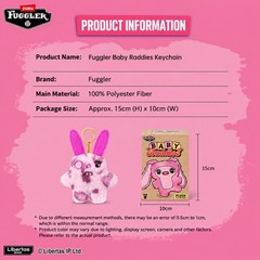 Fuggler Official Baby Baddies Plush Charm Figurine Keychain Cute Tooth Monster
