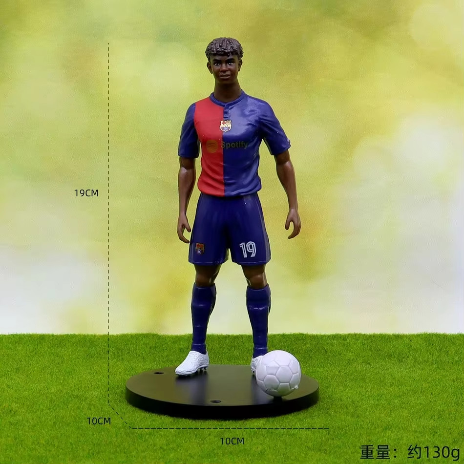 Football Star 18cm PVC Figure Soccer Player Desk Car Decor Collectible