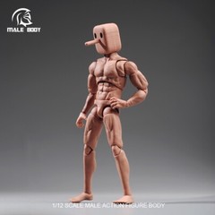USA NOTAMAN NT-01 1/12 Male Wide Shoulder Strong Soldier Body 6” Action Figure