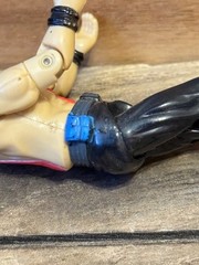 Vintage 1980s 3.75” Martial Arts Action Figure Bare Chest Red Sash Hong Kong