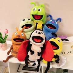 Insect Plush Hand Puppet Storytelling Bee Ladybird Butterfly Soft Stuffed Plush