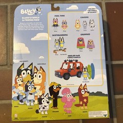 Bluey Family and Friends Pack 8 Figure Multi Pack.. New In Box But Box Damaged