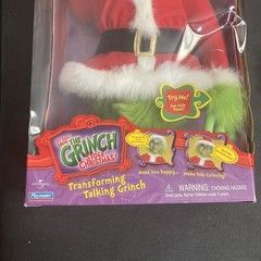 Dr Suess How The Grinch Stole Christmas Transforming Talking Doll Box ok/fair