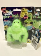ORB Funkee Monkee Glow in the Dark Stretch Pose Twist Bend Yellow And Green 2pc