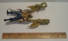 Hawkman action figure with wings and claw attachments – 5 1/2″ inches tall