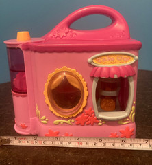 Littlest Pet Shop Doggie Diner playset Jack Russell puppy dog #40 turtle #8 accs