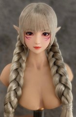 1:6 Elf beauty Women Head Sculpt Fit 12” Female PH UD LD Action Figure Doll Toy