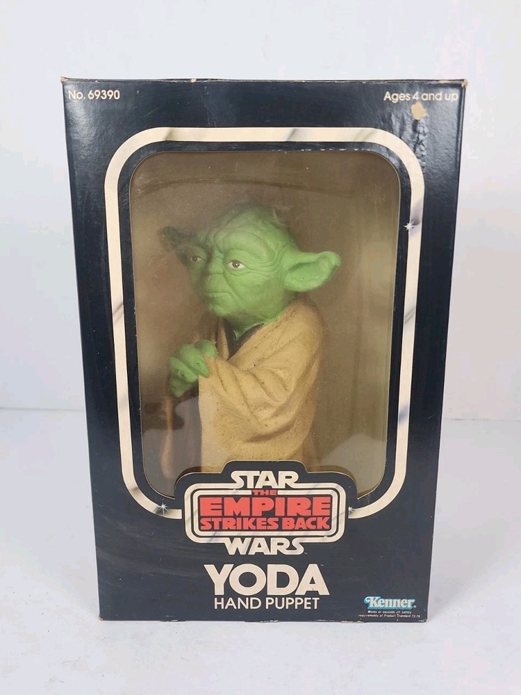 1980 Kenner Star Wars The Empire Strikes Back Yoda Hand Puppet with Box
