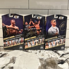 Jazwares AEW Series 2 + 3 Orange Cassidy, PAC, MJF Action Figures WWE