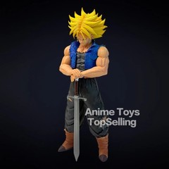 25cm/9.84in Anime Dragon Ball Z Figure Trunks Action Figures Statue Collection