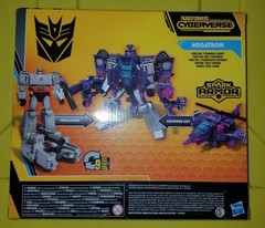 Transformers Cyberverse Power of Spark – Megatron & Chopper Cut Action Figure