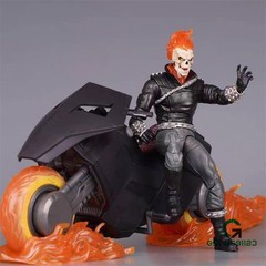 Ghost Rider Statue Figure Model 17cm PVC ABS Toy Anime Around In Box US Stock