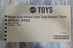 Mattel MOTU Origins Masters Of The Universe 2023 Snake Mountain SEALED SHIPPER