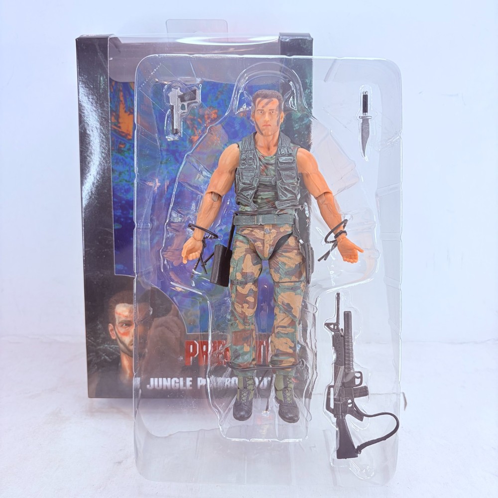 Predator 30th Anniversary Jungle Patrol Dutch 7-inch Action Figure Toy Gift