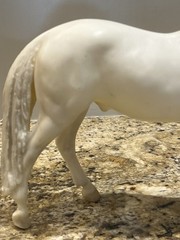 Vintage Breyer #68 Legionario III Andalusian White Alabaster Branded Stallion